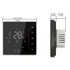 Терморегулятор Heat Plus BHT-300-B WI-FI сенсорный 16А черный (BHT300BWF)- Фото 3